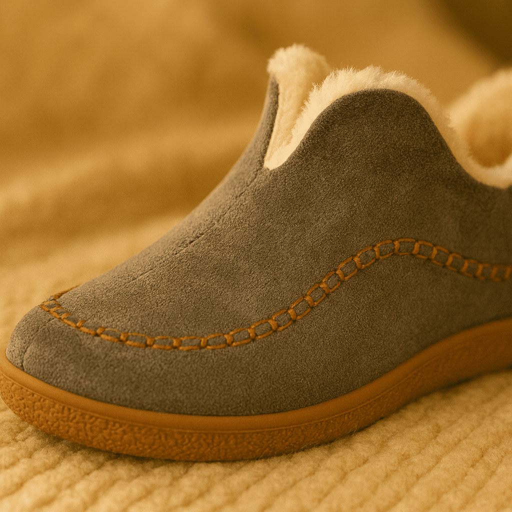 Varme fleece hjemmesko