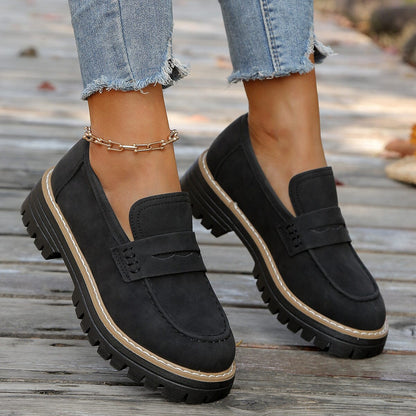 Luksus platform loafers