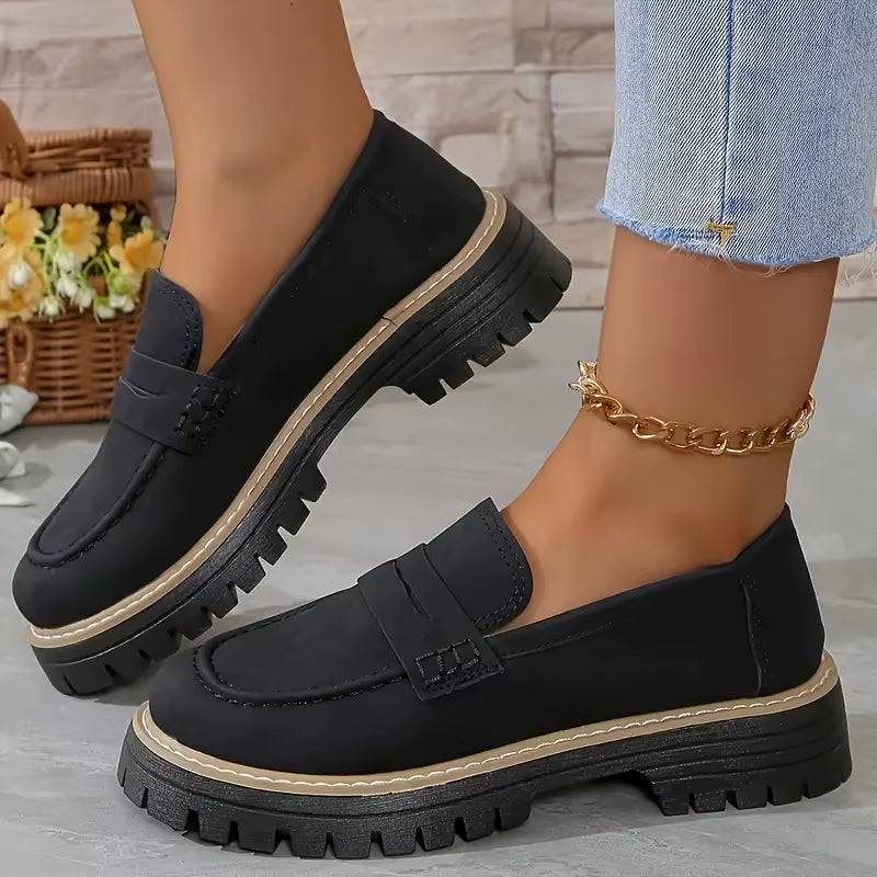 Luksus platform loafers